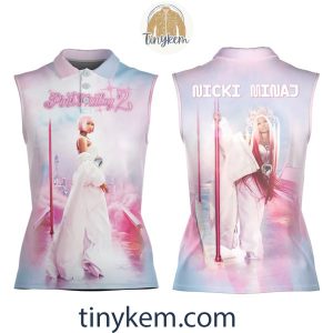 Nicki Minaj Pink Friday 2 Tour Women Sleeveless Polo