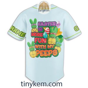 Ninja Turtle Easter Customized Baseball Jersey2B3 ztXIp