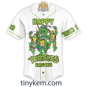 Ninja Turtle Easter Customized Baseball Jersey2B5 gxqgM