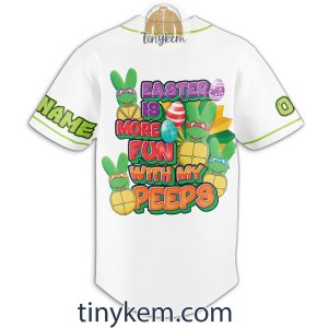 Ninja Turtle Easter Customized Baseball Jersey2B6 0ddvI