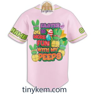 Ninja Turtle Easter Customized Baseball Jersey2B9 jCx9W