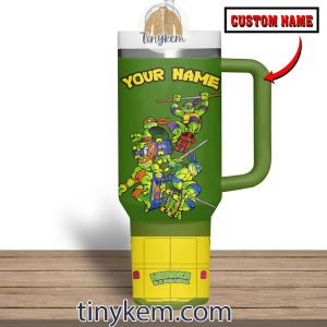 Ninja Turtles Pizza TIme Customized 40 Oz Tumbler2B3 ST4bS