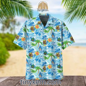 Ninja Turtles Surfing Hawaiian Shirt2B11 6uq1o