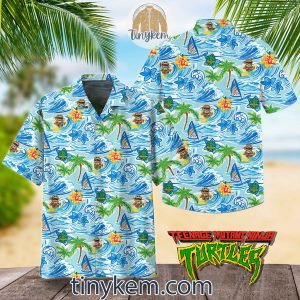 Ninja Turtles Surfing Hawaiian Shirt2B5 U932r