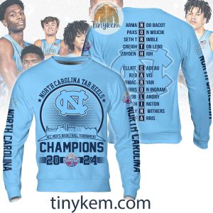 North Carolina Tar Heels ACC Champions 2024 Basketball Tournament Tshirt Hoodie Sweatshirt2B3 ESmpZ