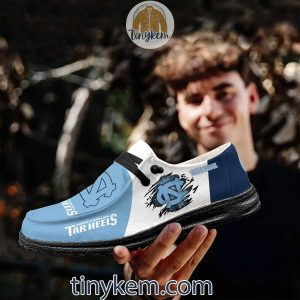 North Carolina Tar Heels Customized Canvas Loafer Dude Shoes2B9 w0VPp