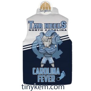North Carolina Tar Heels Mascot Basketball Puffer Sleeveless Jacket2B3 e5yT7