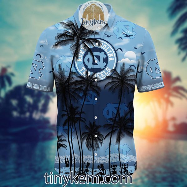 North Carolina Tar Heels Summer Coconut Hawaiian Shirt