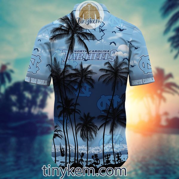 North Carolina Tar Heels Summer Coconut Hawaiian Shirt