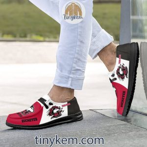 Northern Illinois Huskies Customized Canvas Loafer Dude Shoes2B11 drlBc