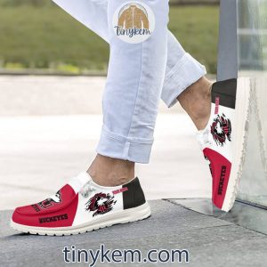 Northern Illinois Huskies Customized Canvas Loafer Dude Shoes2B2 KMS85