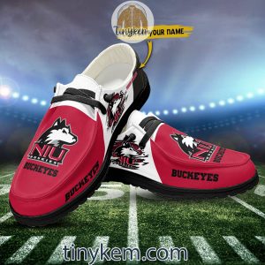Northern Illinois Huskies Customized Canvas Loafer Dude Shoes2B7 xRrfs