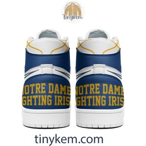 Notre Dame Fighting Irish Mascot Air Jordan 1 High Top Shoes2B3 B4o2F