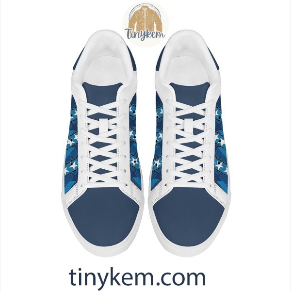 Nsync Blue Leather Skate Shoes