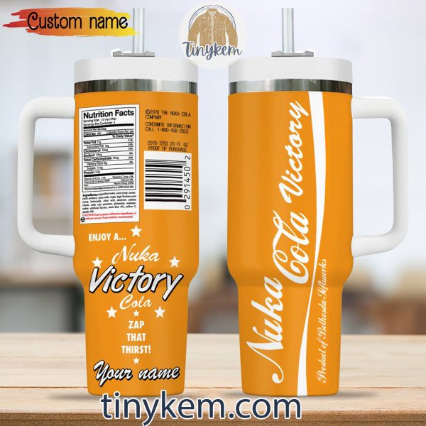 Nuka Victory Cola Customized Orange 40 Oz Tumbler