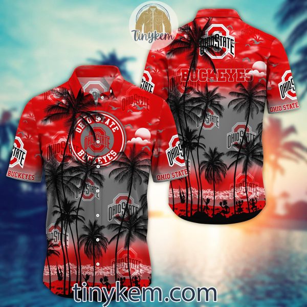 Ohio State Buckeyes Summer Coconut Hawaiian Shirt