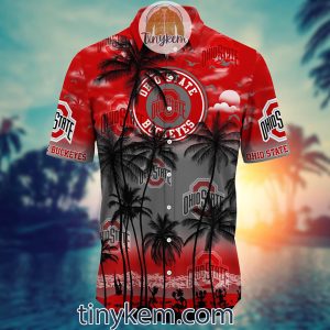 Ohio State Buckeyes Summer Coconut Hawaiian Shirt