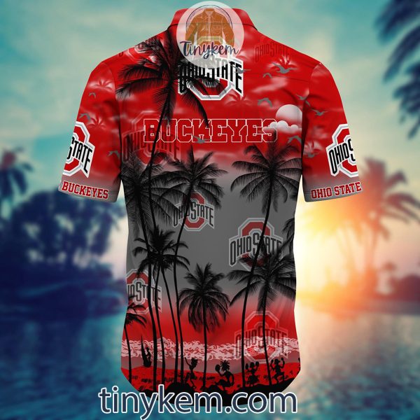 Ohio State Buckeyes Summer Coconut Hawaiian Shirt
