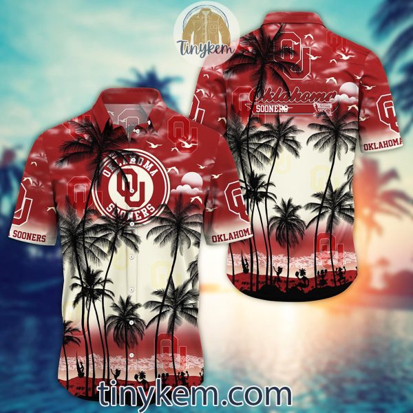 Oklahoma Sooners Summer Coconut Hawaiian Shirt