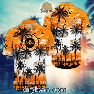 Oklahoma State Cowboys Summer Coconut Hawaiian Shirt