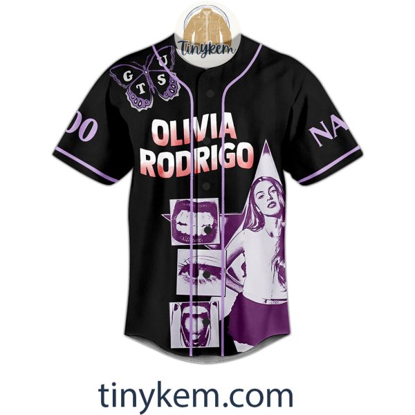 Olivia Rodrigo Guts World Tour Customized Baseball Jersey