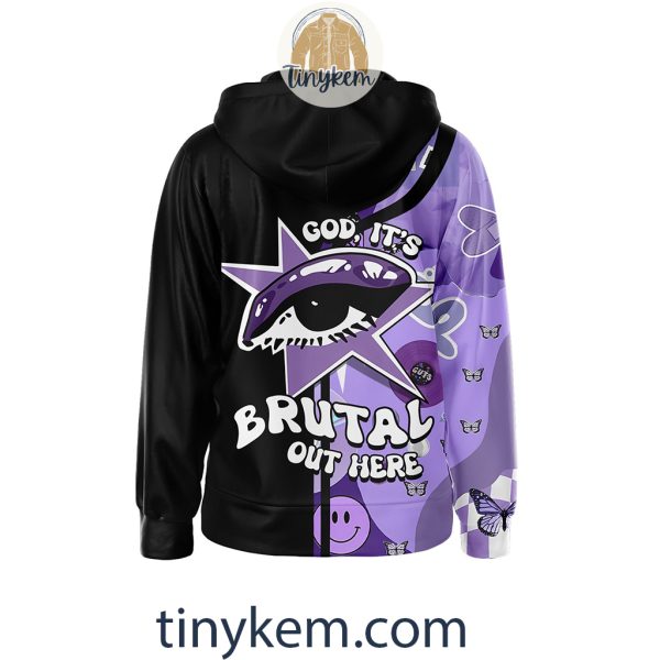 Olivia Rodrigo Zipper Hoodie: It’s Brutal Out Here