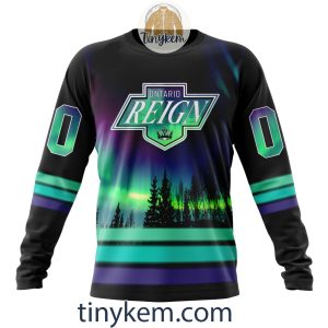 Ontario Reign Northern Lights Hoodie Tshirt Sweatshirt2B4 lseRu