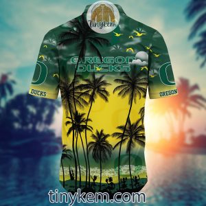 Oregon Ducks Summer Coconut Hawaiian Shirt2B3 8xY3W