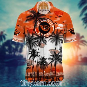 Oregon State Beavers Summer Coconut Hawaiian Shirt