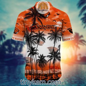 Oregon State Beavers Summer Coconut Hawaiian Shirt2B3 dDApO