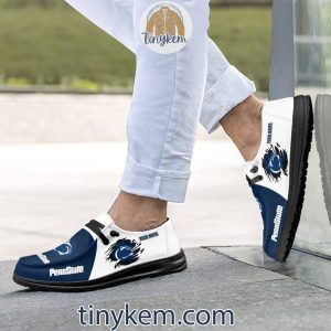 Penn State Nittany Lions Customized Canvas Loafer Dude Shoes2B11 oVCl2