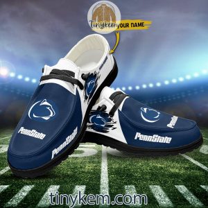Penn State Nittany Lions Customized Canvas Loafer Dude Shoes2B7 xWJGh