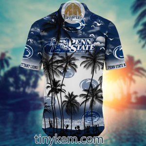 Penn State Nittany Lions Summer Coconut Hawaiian Shirt2B3 sJJqk