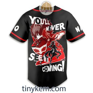 Persona5 Customized Baseball Jersey Youll Never See It Coming2B3 tMi3x
