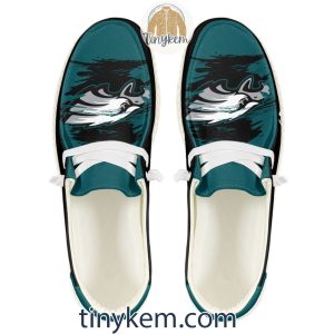 Philadelphia Eagles Dude Canvas Loafer Shoes2B2 vx3S8