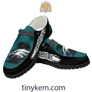 Philadelphia Eagles Dude Canvas Loafer Shoes2B7 WZNjf