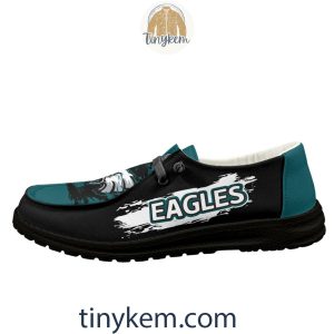 Philadelphia Eagles Dude Canvas Loafer Shoes2B9 L4oPz