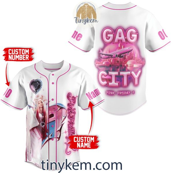 Pink Friday 2 Tour Customized Baseball Jersey