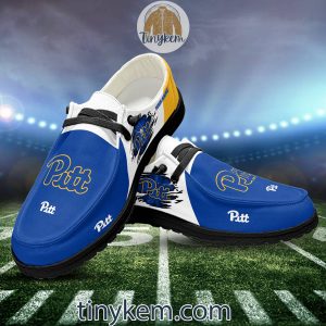 Pittsburgh Panthers Customized Canvas Loafer Dude Shoes2B6 SHDbL