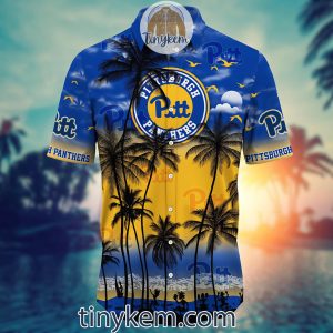 Pittsburgh Panthers Summer Coconut Hawaiian Shirt2B2 pcW9q