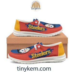 Pittsburgh Steelers Dude Canvas Loafer Shoes2B6 LKRY3