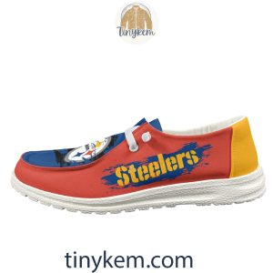 Pittsburgh Steelers Dude Canvas Loafer Shoes2B8 nwuDC