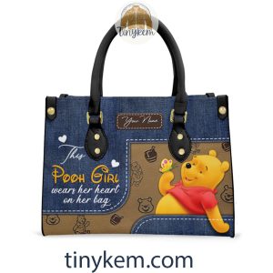 Pooh Girl Customized Leather Handbag2B3 IyWCI
