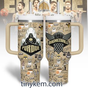 Purdue Boilermakers Basketball Icons 40 Oz Tumbler With Various Color2B3 mR6ap