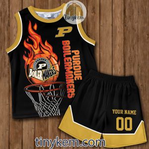 Purdue Boilermakers Customized Basketball Suit Jersey2B2 rMaez