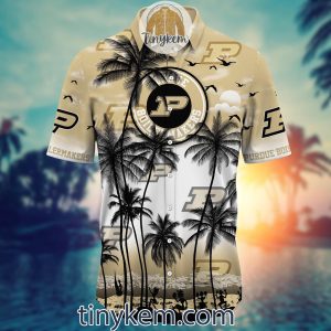 Purdue Boilermakers Summer Coconut Hawaiian Shirt2B2 L3gY1