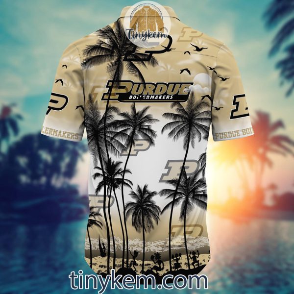 Purdue Boilermakers Summer Coconut Hawaiian Shirt