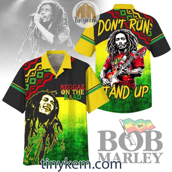 Reggae On The Road Bob Marley Hawaiian Shirt