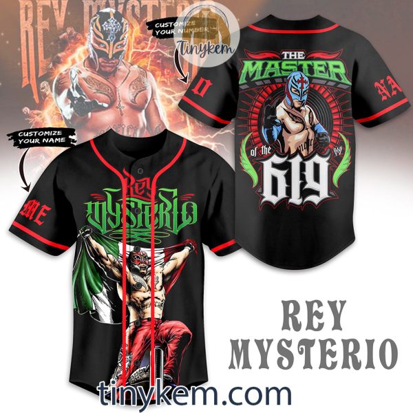 Rey Mysterio Customized Baseball Jersey