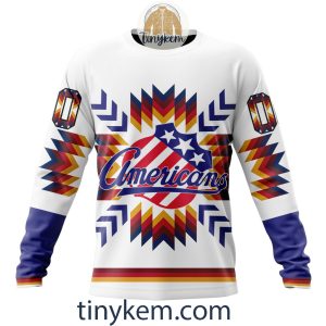 Rochester Americans Native Pattern Design Hoodie Tshirt Sweatshirt2B4 poltv